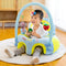 Infant Sofa Seat Skin Plush Safety Seat Chair Without Cotton (Sky Blue) Newly