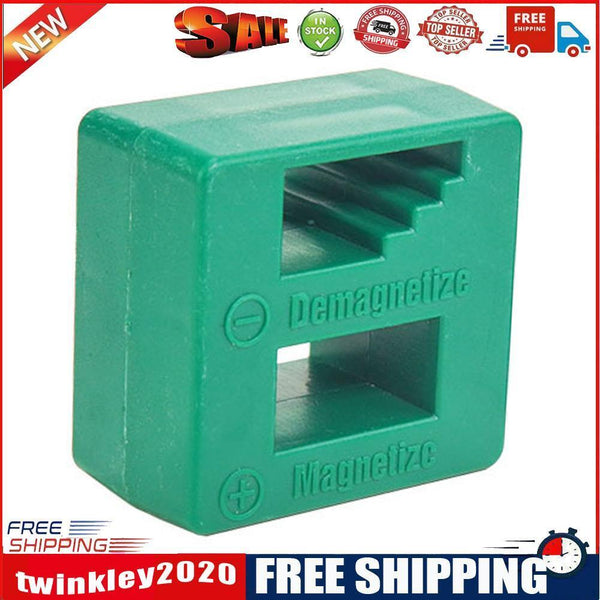 2 In 1 Fast Magnetizer Demagnetizer Tool for Screwdriver Tweezers (Green)