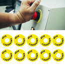 Switch Accessory Frame Label Mark Label Warning Circle Emergency Stop Sign