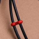 10pcs Bicycle Brake Gear Cable S Style Clips Hose Guide Line Hook (Red) Newly