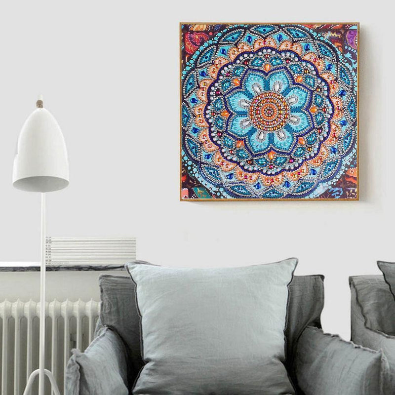 5D DIY Special Shaped Diamond Painting Mandala Cross Stitch Kits (DZ240) Newly