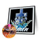 5D DIY Diamond Painting Full Round Drill Flower Cross Wall Decor Rhinestone Art
