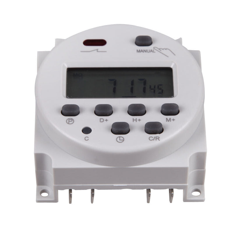DC 12V 16A Digital LCD Power Programmable Timer Time Switch Relay 16A