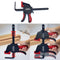 2pcs Woodworking Work Bar F Clamps DIY Quick Ratchet Release Squeeze Clip Newly