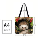 The Dragon Good Women's Hedgehog Shoulder Bag, Large Capacity, 40x40cm