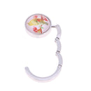 Portable Handbag Hook Foldable Desk Bag Purse Metal Holder Hanger Gifts(A) Newly
