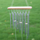 Lucky Metal Wooden White Wind Chime Garden Household Decor Birthday Gift