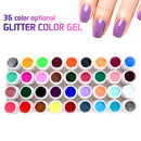 Gel Nail Polish Kit - 36 Colors Nail Polish Set with Brush for Drawing Manicure