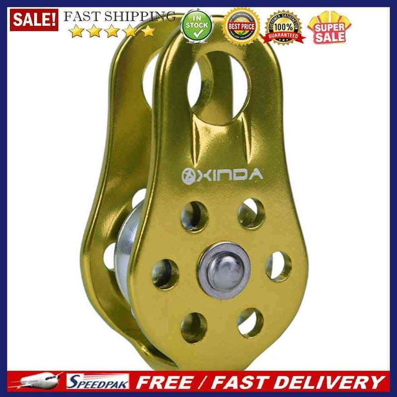 Outdoor Bearing Lifting Rock Climbing Fixed Rope Pulley Equipment Accessori