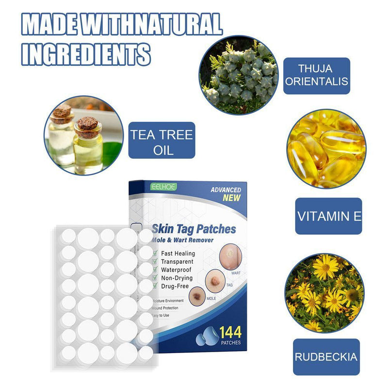 Warts Remover Patch Skin Tag Remover Acne Spot Treatment Anti Verruca Remedy
