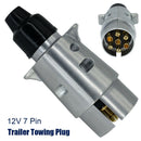 Wiring Towbar Connector 12V 7Pin Adapter Trailer Socket Electric Towing Plug