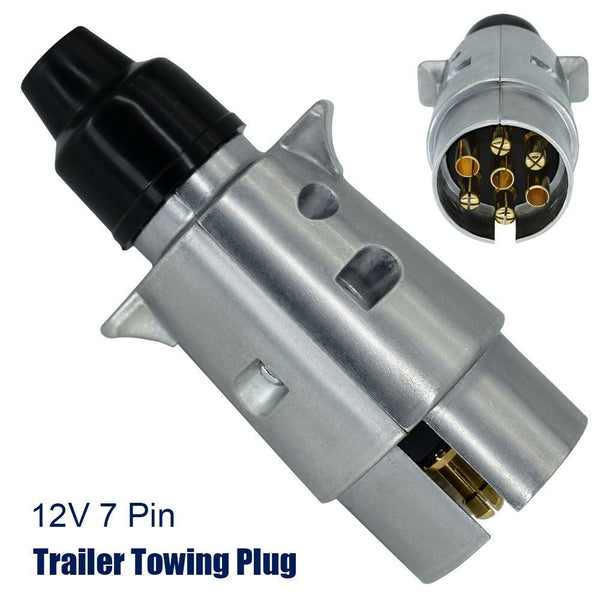 Wiring Towbar Connector 12V 7Pin Adapter Trailer Socket Electric Towing Plug