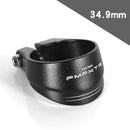 34.9mm Bicycle Saddle Seat Tube Clamp MTB Road Bike Seatpost Clamps (Black)