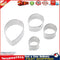 Rose Cutter Set Stainless Steel Fondant Molds Cake Decorating Moulds Newly