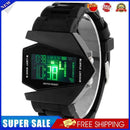 5pcs Fashion Cool Unisex Colorful LED Aircraft Watch Sports Watch