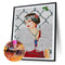 DIY Part Drill Special-shaped Diamond Painting Elegant Lady Mosaic (Y033) Newly