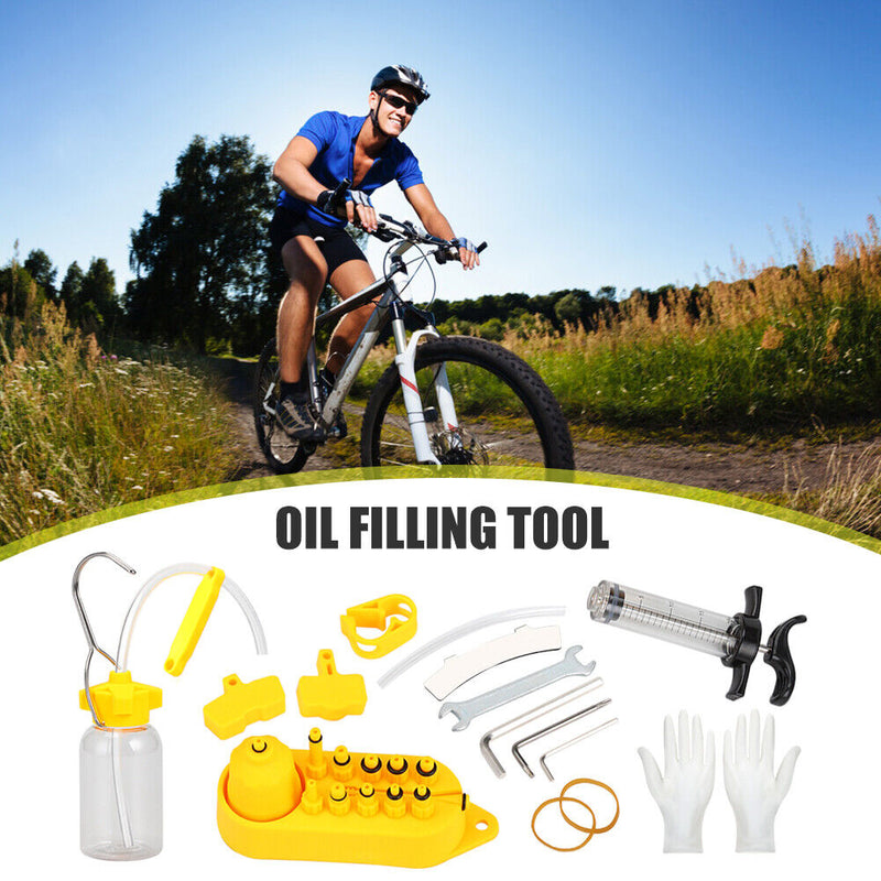 MTB Bicycle Hydraulic Disc Brake Oil Bleed Kit Bike Repair Tools for SRAM Newly