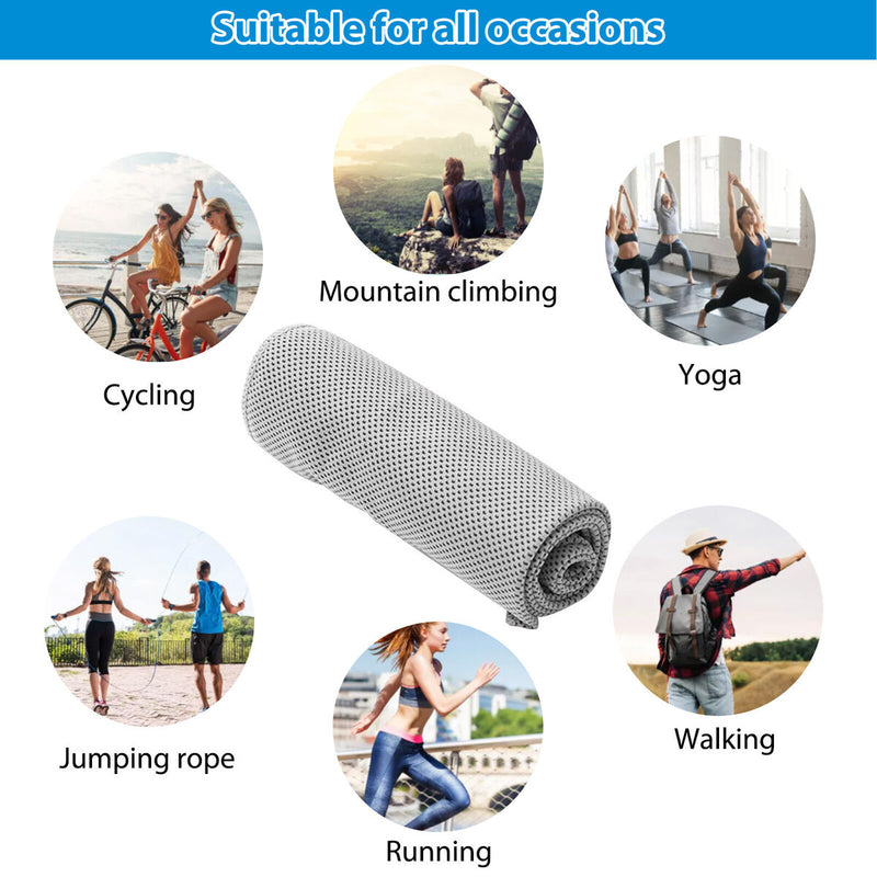 Microfiber Cooling Ice Towels Absorption Instant Cooling Towel Quick Dry for