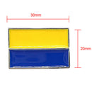 Ukraine Country Flag Brooch Ukrainian Lapel Pins Hat Cap Backpacks Pin Badges