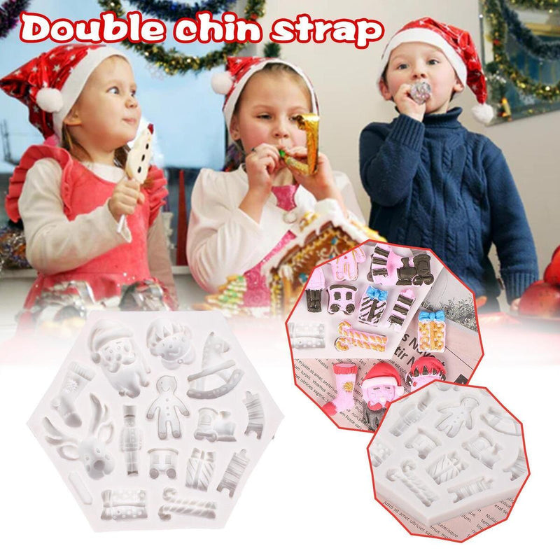 Christmas Tree Bell Silicone Cake Fondant Mold Chocolate Cupcake n Mould J6H5