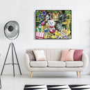 5D DIY Full Round Drill Diamond Painting Cat Kit Home Decoration Art Craft