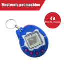 Electronic Pet Game Console Nostalgic Virtual E-pet Interactive Toys (Blue)