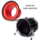 Drum Bass Bottom Microphone Amplifier Voice Loudspeaker Percussion (Red) Newly