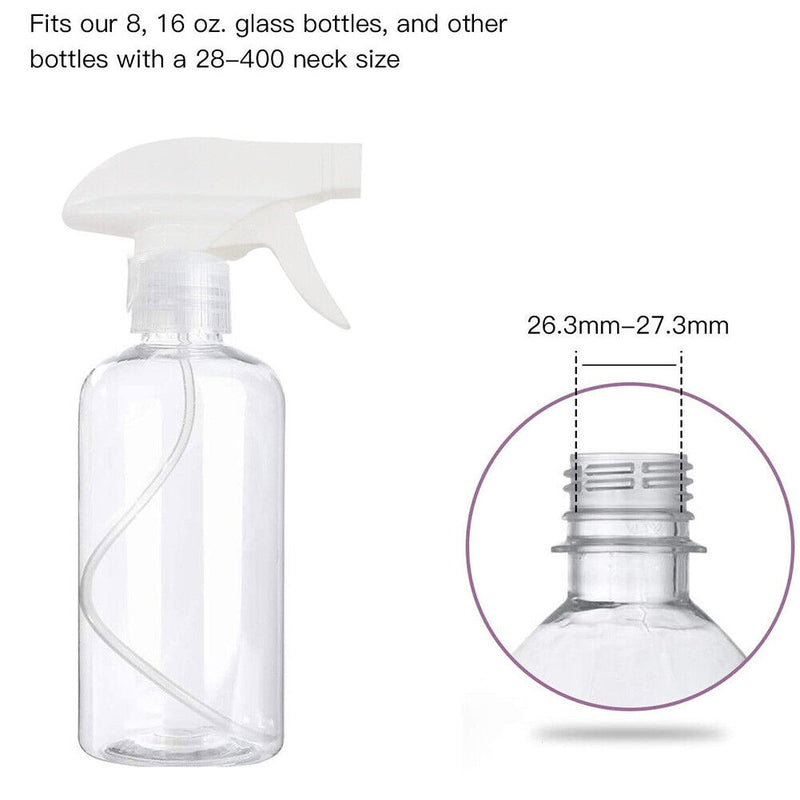 4pcs Mist Stream Sprayer Replacement Trigger Handheld Spray Nozzles (White)