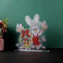 Diamond Painting Ornaments Easter Bunny DIY Crystal Drill Handmade Mosaic Cra