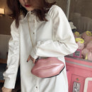 Lips Women PVC Handbags Chain Messenger Bags Shoulder Party Clutch (Pink)