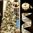 5M 100 LED Ribbon Fairy String Lights Gift Wrap Christmas Tree Party Decoration`