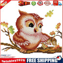 Cross Stitch Kits 14CT Stamped Tree Bird Canvas Needlework (DA410)
