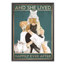 Full Embroidery Cat Printed Cross Stitch 11CT 3 Strand Cotton Needlework Newly