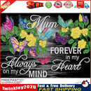 Diamond Painting Butterfly Letters Partial Special Shape Drill DIY (HB221) Newly