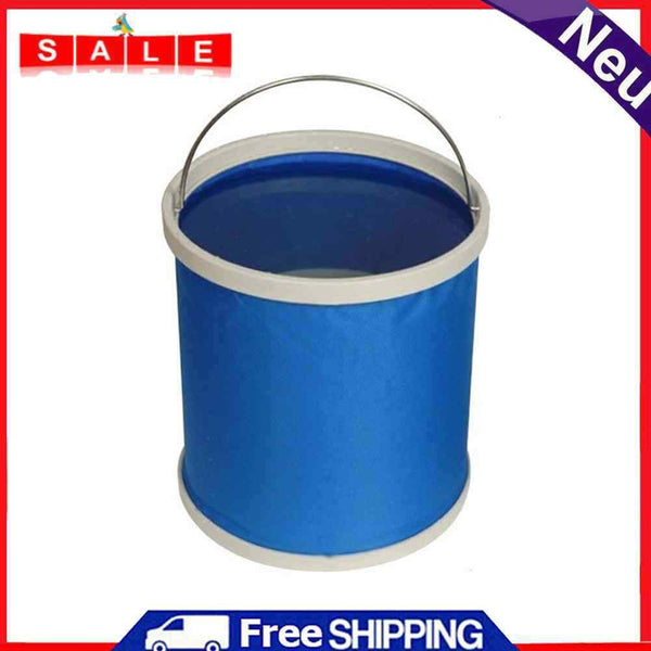 Folding Bucket Outdoor Fishing Camping Picnic Water Storage Container (13L)