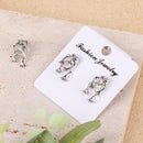 Jewelry Hiphop Gothic Earrings For Women Frog Earring Stud Earrings Necklace