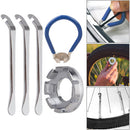 Multi-function Mountain Bicycle Spoke Wrench Tire Repair Tools Kit Set (B) Newly