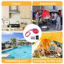 Campsite Storage Strap with 5 Hooks Hanger for Tree Outdoor (Short Rose) Newly