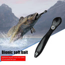 10pcs 10cm 6g Bionic Loach Fishing Artificial Crankbait Soft Baits (Mixed)