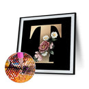5D Diamond Painting Kit DIY flowers letters Round Drill Mosaic Picture Art