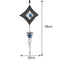 DIY Rotating Wind Chime Novelty Metal Hanging Sculpture Wind Chime Bell (D)