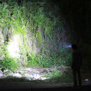 8LED Portable USB Rechargeable Headlight 2400mAh Power Display Head-Wear Torch