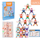 Plastic Stacking Blocks Balancing Game Hercules Stacks of Tall Building Blocks