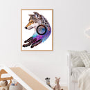 #A 5D DIY Diamond Painting Kits Full Round Drill Colorful Animal Mosaic Picture