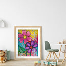 Diamond Painting 5D DIY Colorful Flowers Full Special Shaped Crystal Drill Kits