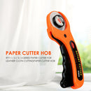 Portable Round Patchwork Loop Quilting Rotary Cutter Sewing (Orange 45mm) Newly