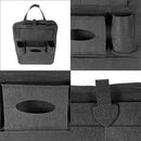 Car Back Seat Storage Bag Felt Organizer Multi-Pockets Stowing Container