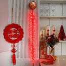 92LED 1.35m Electronic Firecracker Lamp with Sound AC220V LED String Light Newly