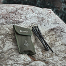 Tent Pegs Bag 600D Oxford Cloth Camping Hammer Wind Rope Tent Nail Storage Po