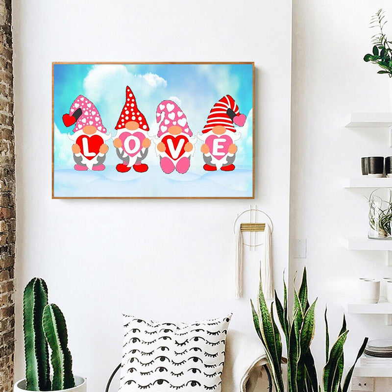 50x40cm DIY Gnome Oil Paint By Numbers Wall Home Living Room Bedroom Decoration